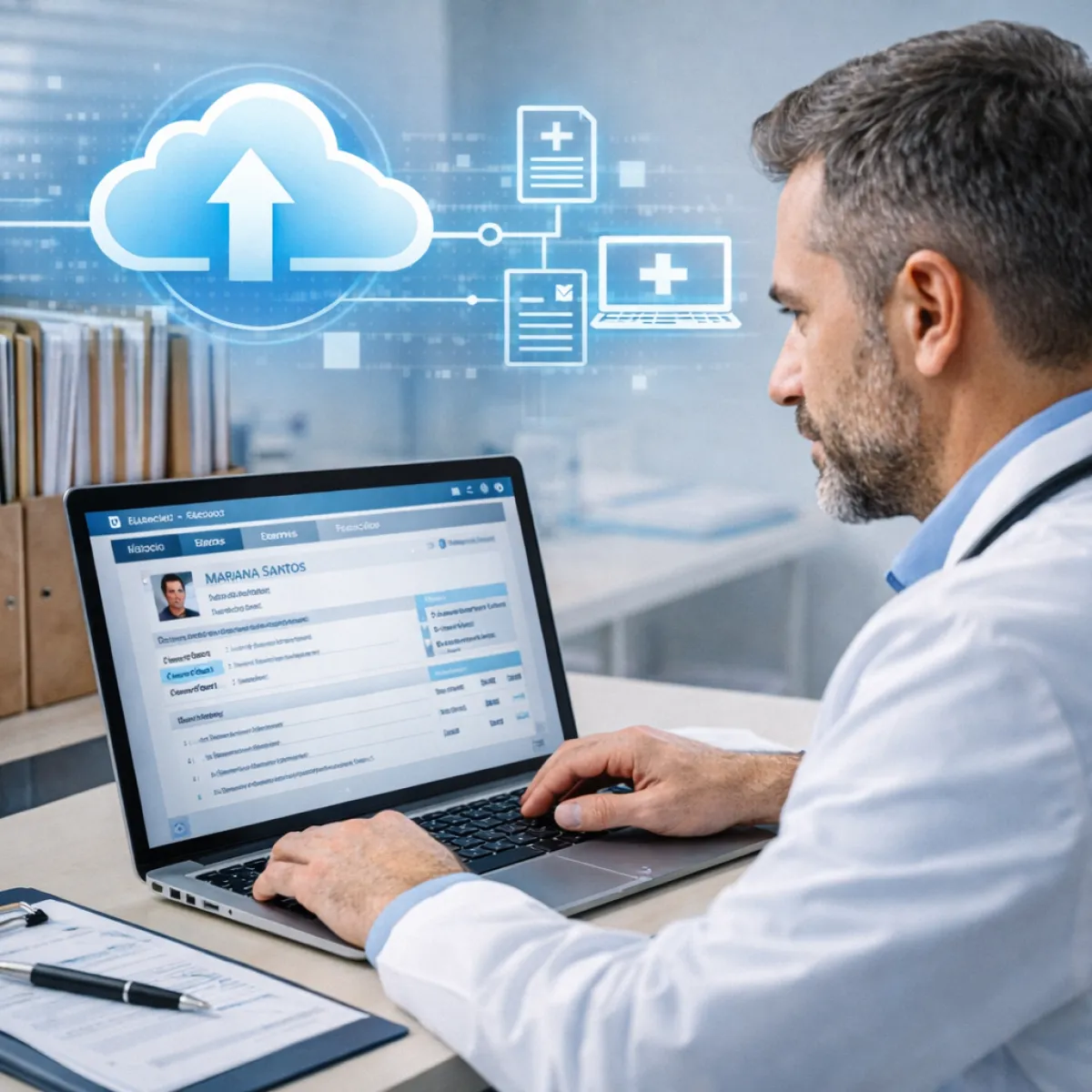 Prontuário Eletrônico: do papel à nuvem (sem perder a história clínica)
